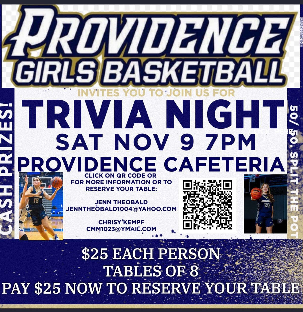 Providence Girls Basketball Trivia Night