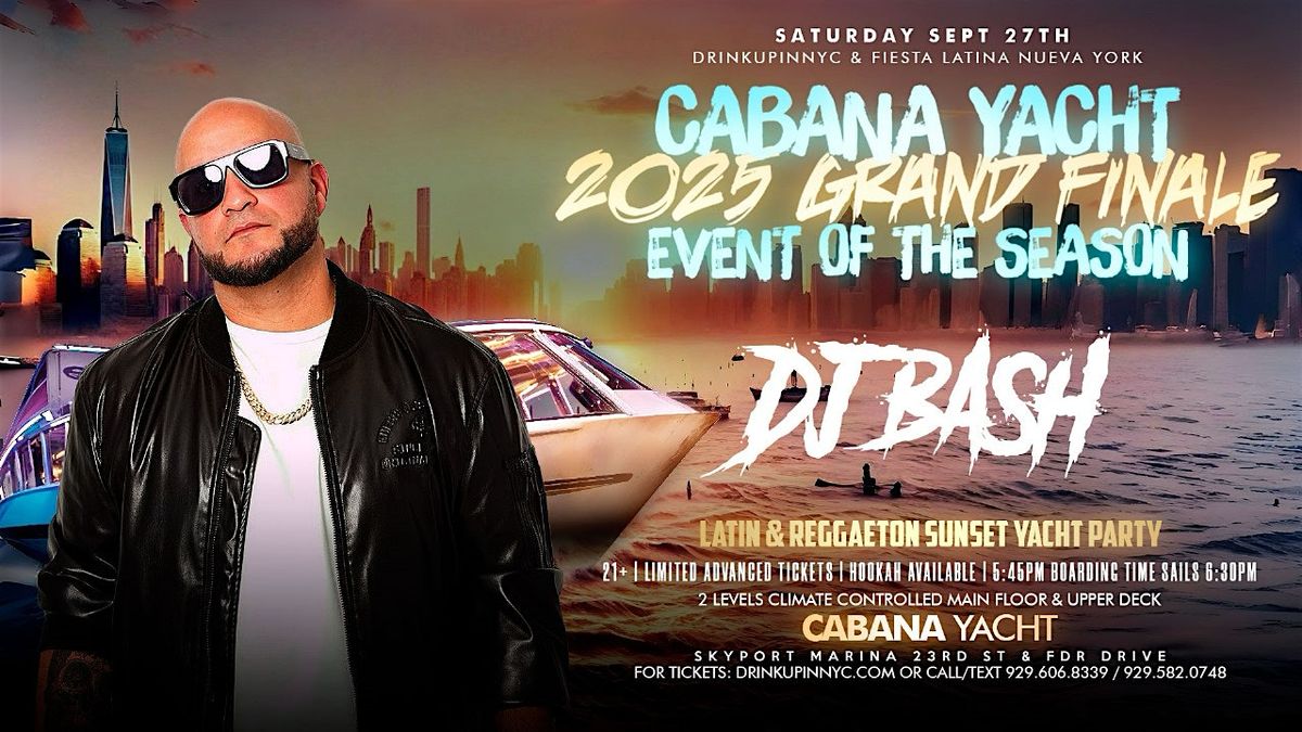 Latin & Reggaeton Sunset Yacht Party - THE GRAND FINALE