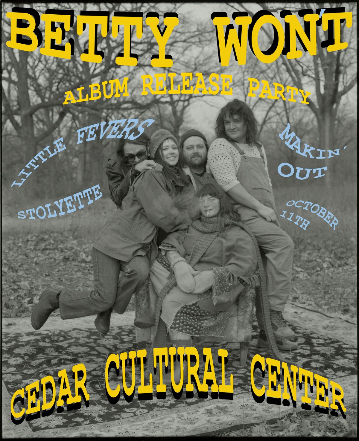 BETTY WON'T Album Release Party with Makin' Out, Stolyette, & Little Fevers