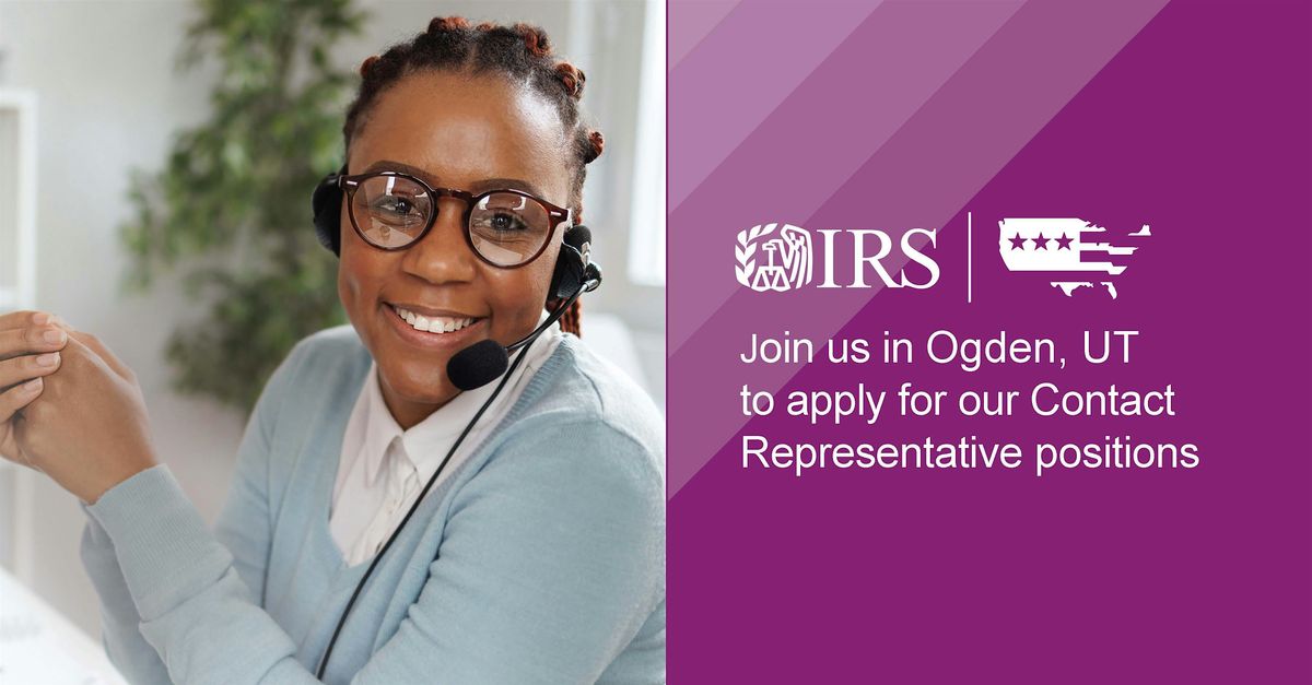 IRS Ogden, UT - Contact Representative Hiring Event