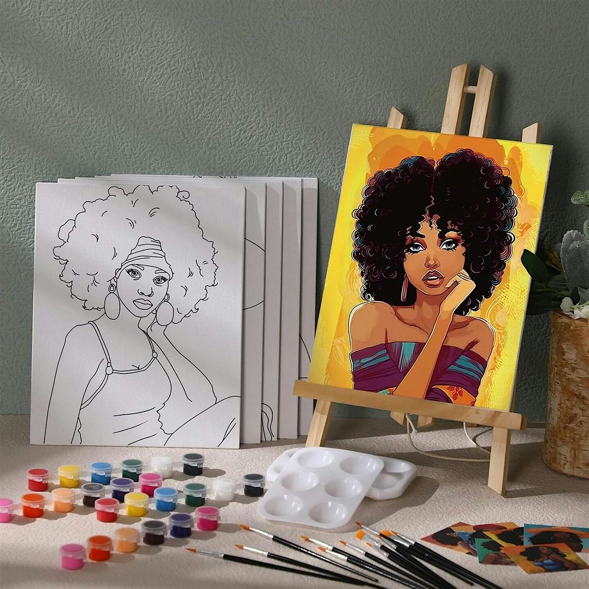 Bosses, Babes, and Brushes: A Paint & Sip Experience