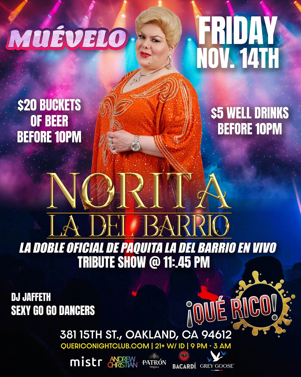 Norita la del Barrio: La Doble Oficial de Paquita la del Barrio en vivo