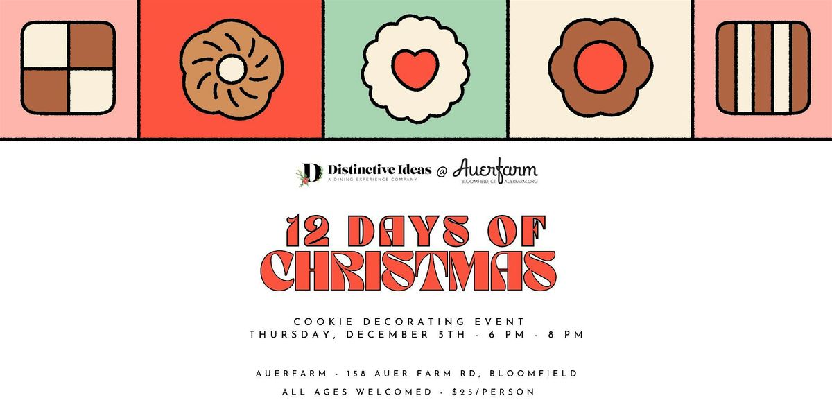 12 Days of Christmas Cookie Decorating Event with Distinctive Ideas