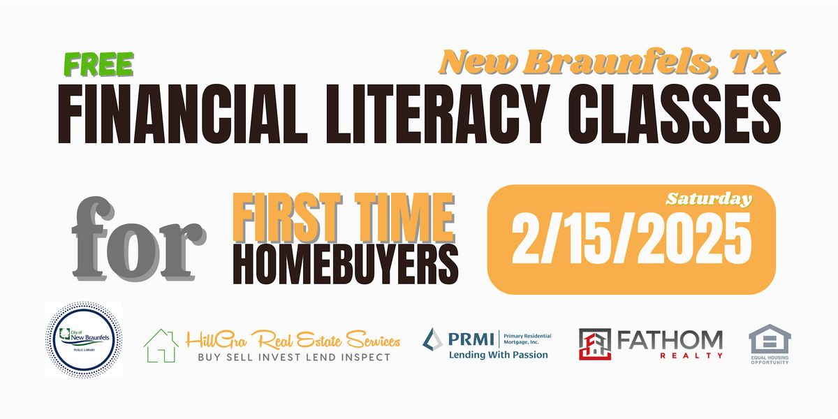 First Time Home Buyer Class at New Braunfels Library, Main Location