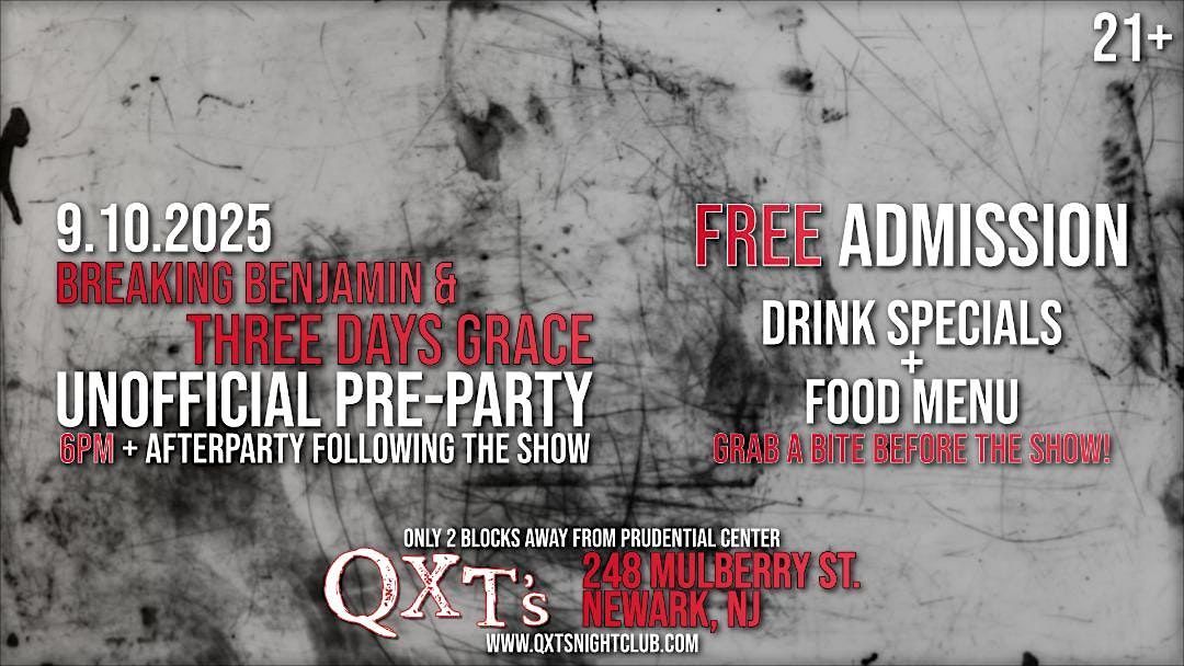BREAKING BENJAMIN & THREE DAYS GRACE -- the unofficial Pre- and After-Party