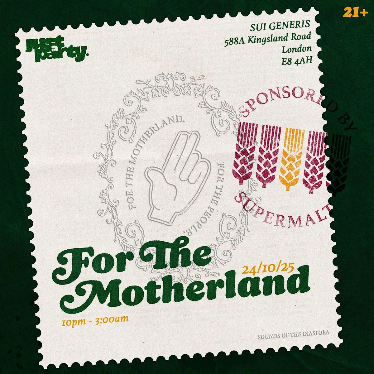 Just a Party for the Motherland (sponsored by Supermalt)