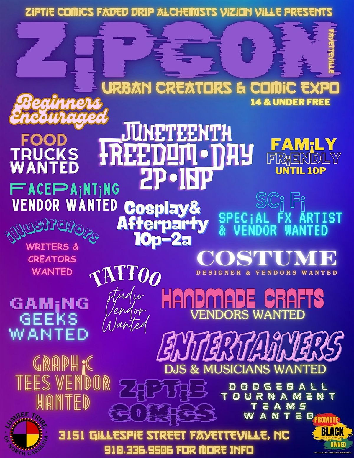 ZIPCON URBAN CREATORS COMIC EXPO 2026