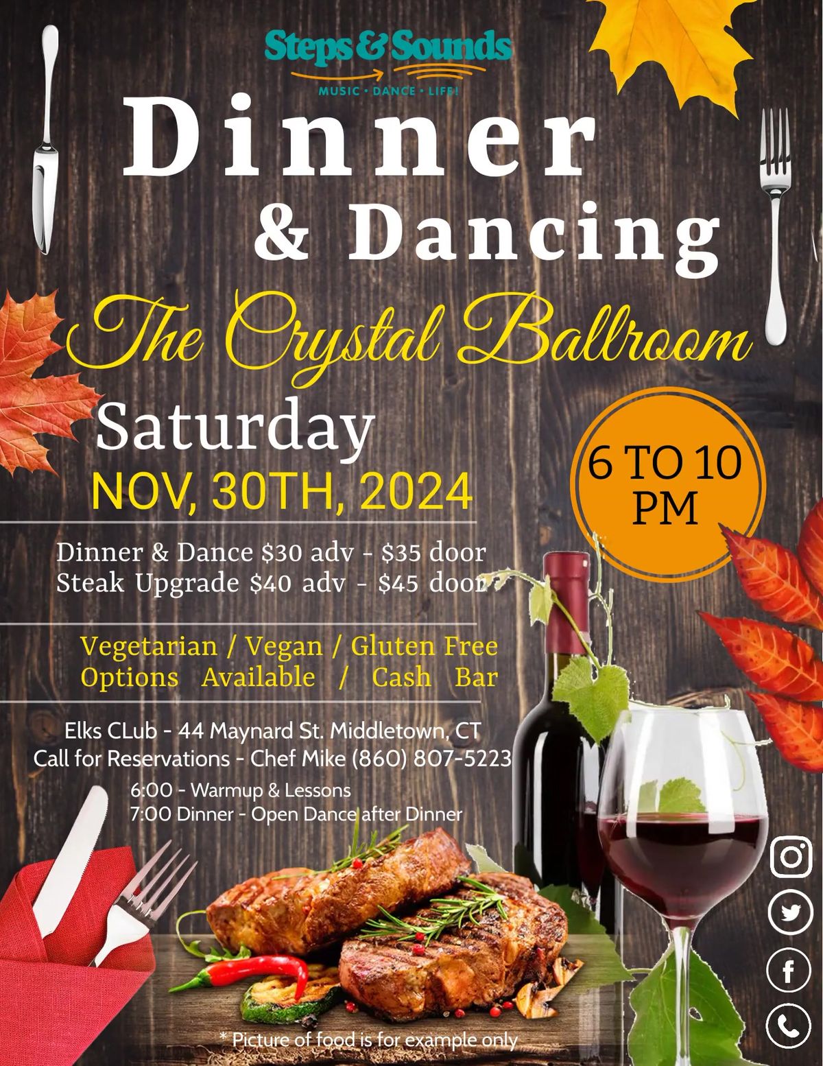 The Crystal Ballroom - Dinner Dance