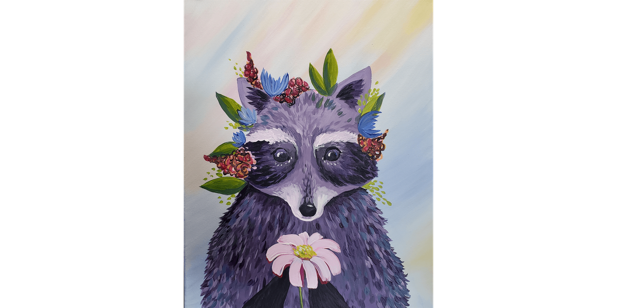 Racoon Cutie - Paint and Sip in Cincinnati | Classpop!\u2122