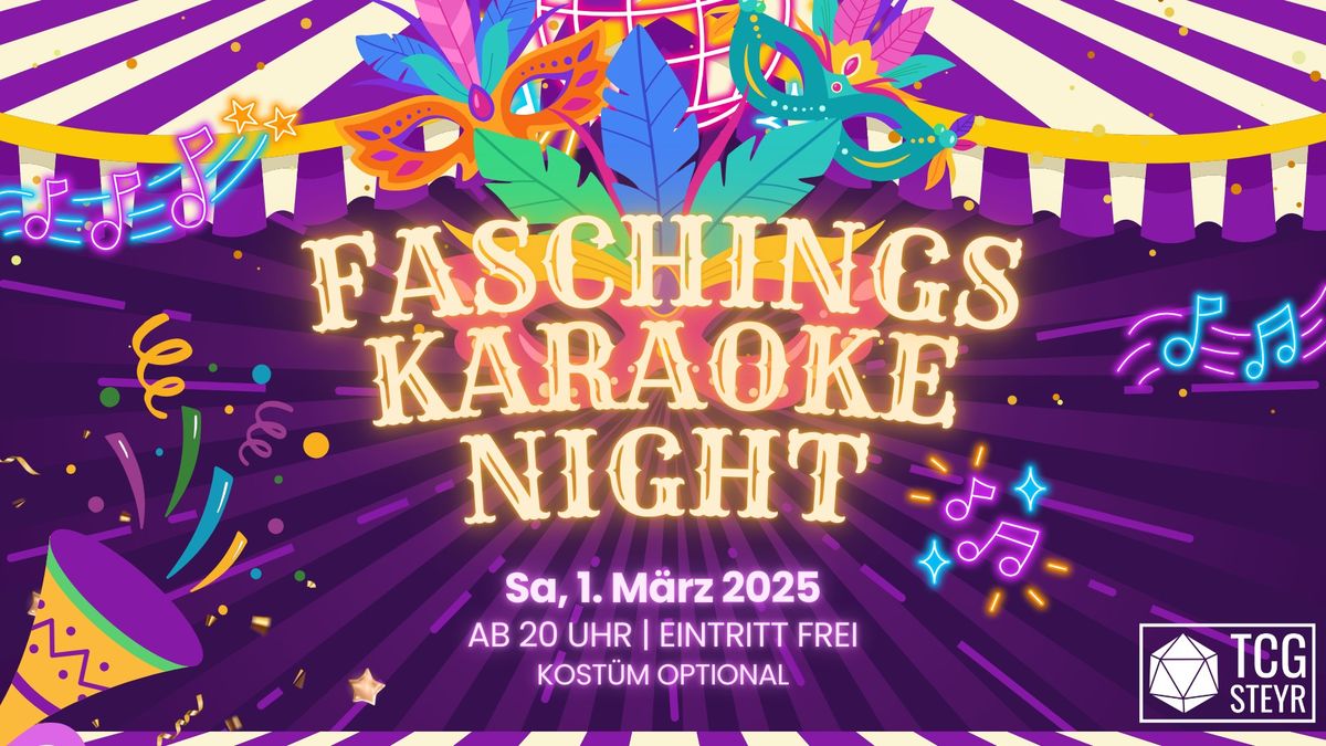 TCG Steyr | Faschings-Karaoke-Night