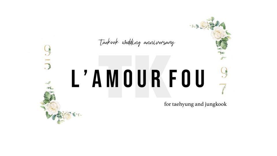 |HCM| l'amour fou - taekook's wedding ?