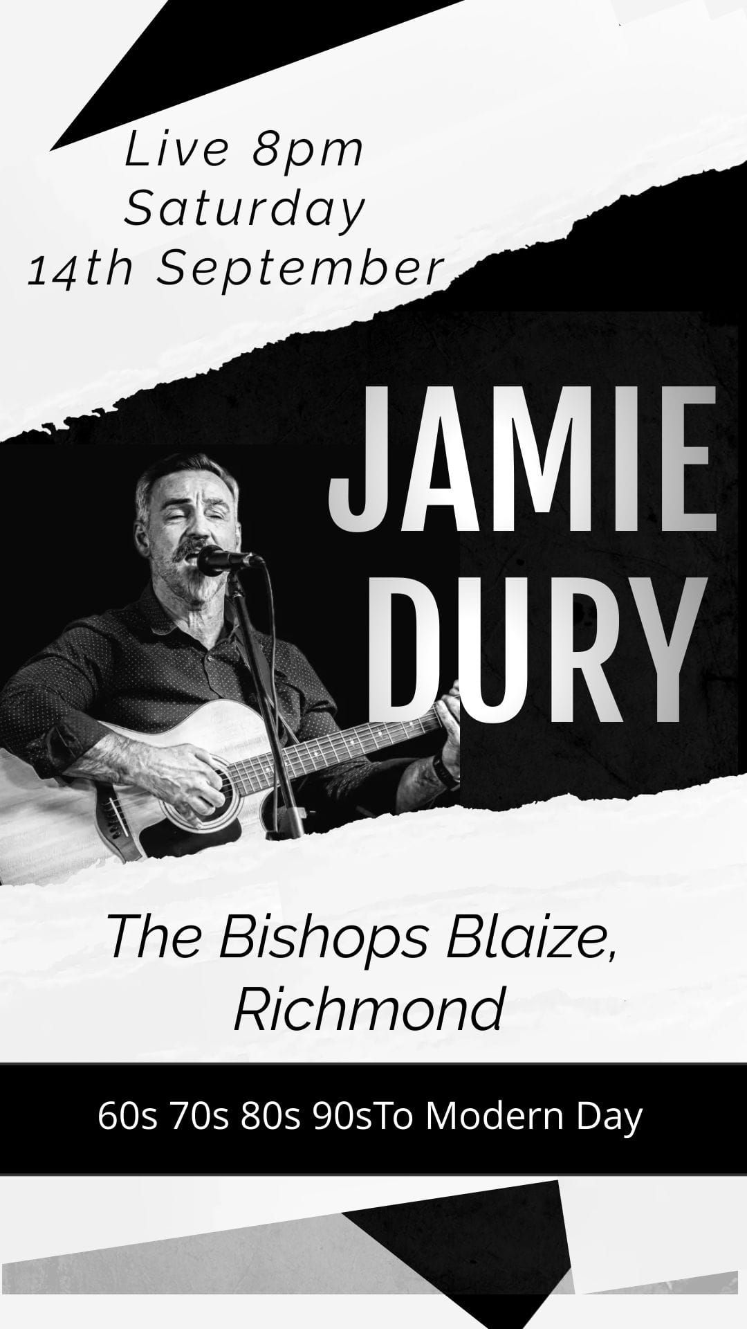 Live music with Jamie Dury