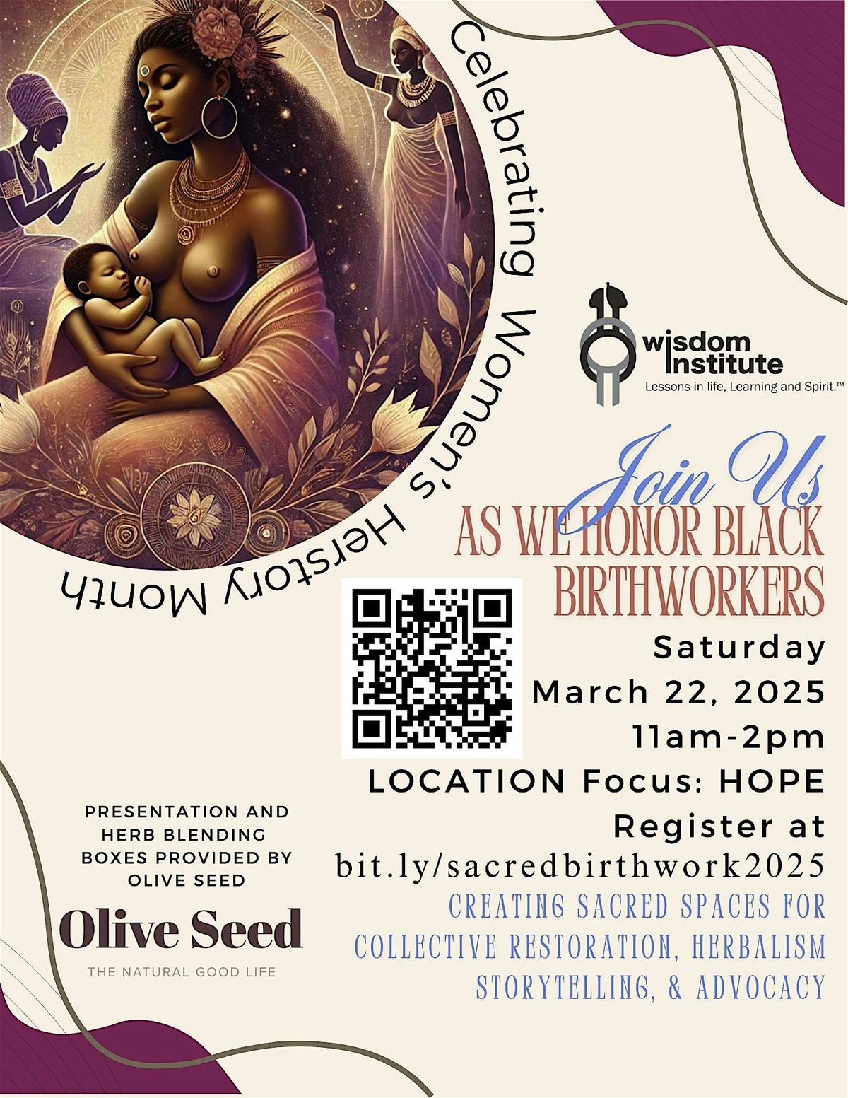 Wisdom Institute's Women's History Celebration