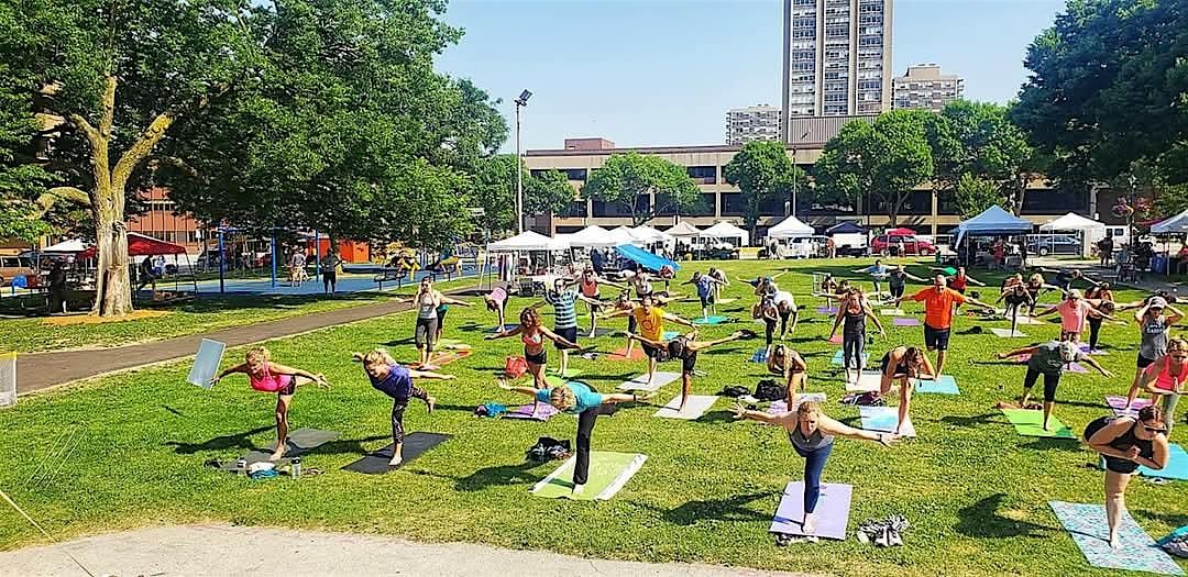 Cathedral Square Market Yoga
