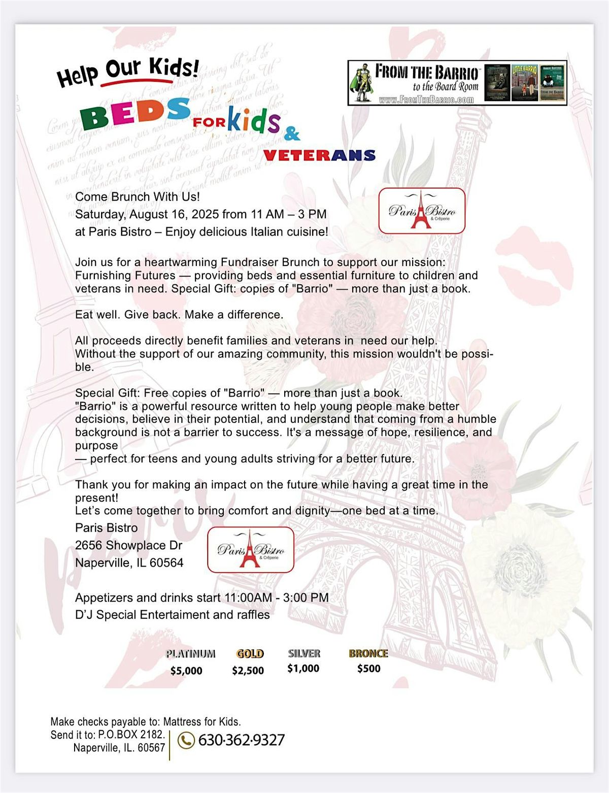 Heartwarming Fundraiser Brunch