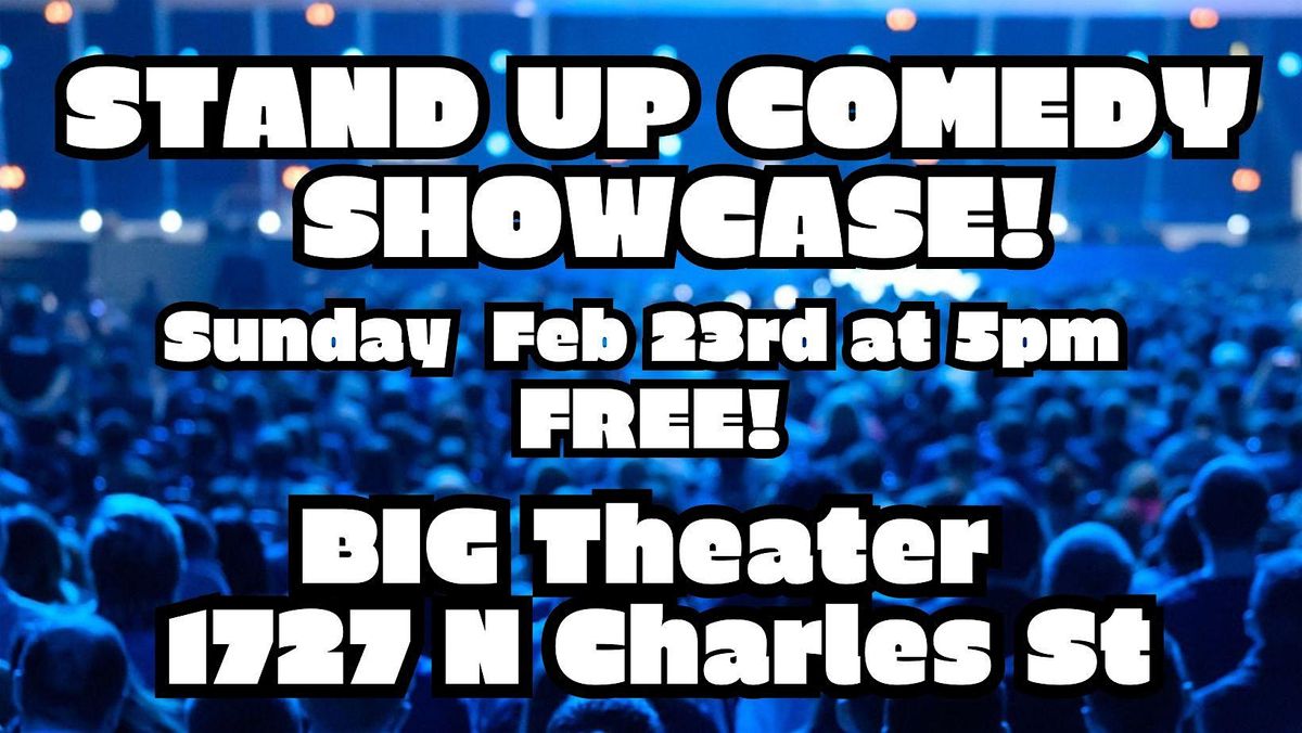 Stand Up Comedy Student Showcase!