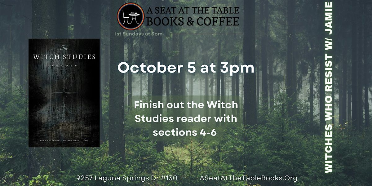 Witches who Resist Book Club w\/ Jamie: The Witch Studies Reader p4-6