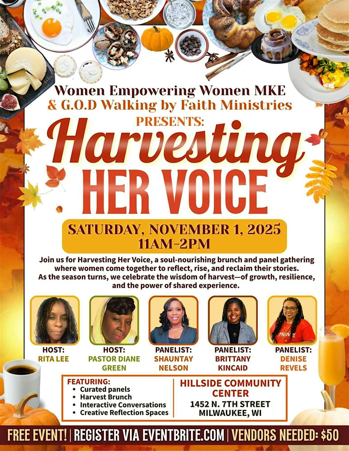 Harvesting Her Voice Brunch 2025