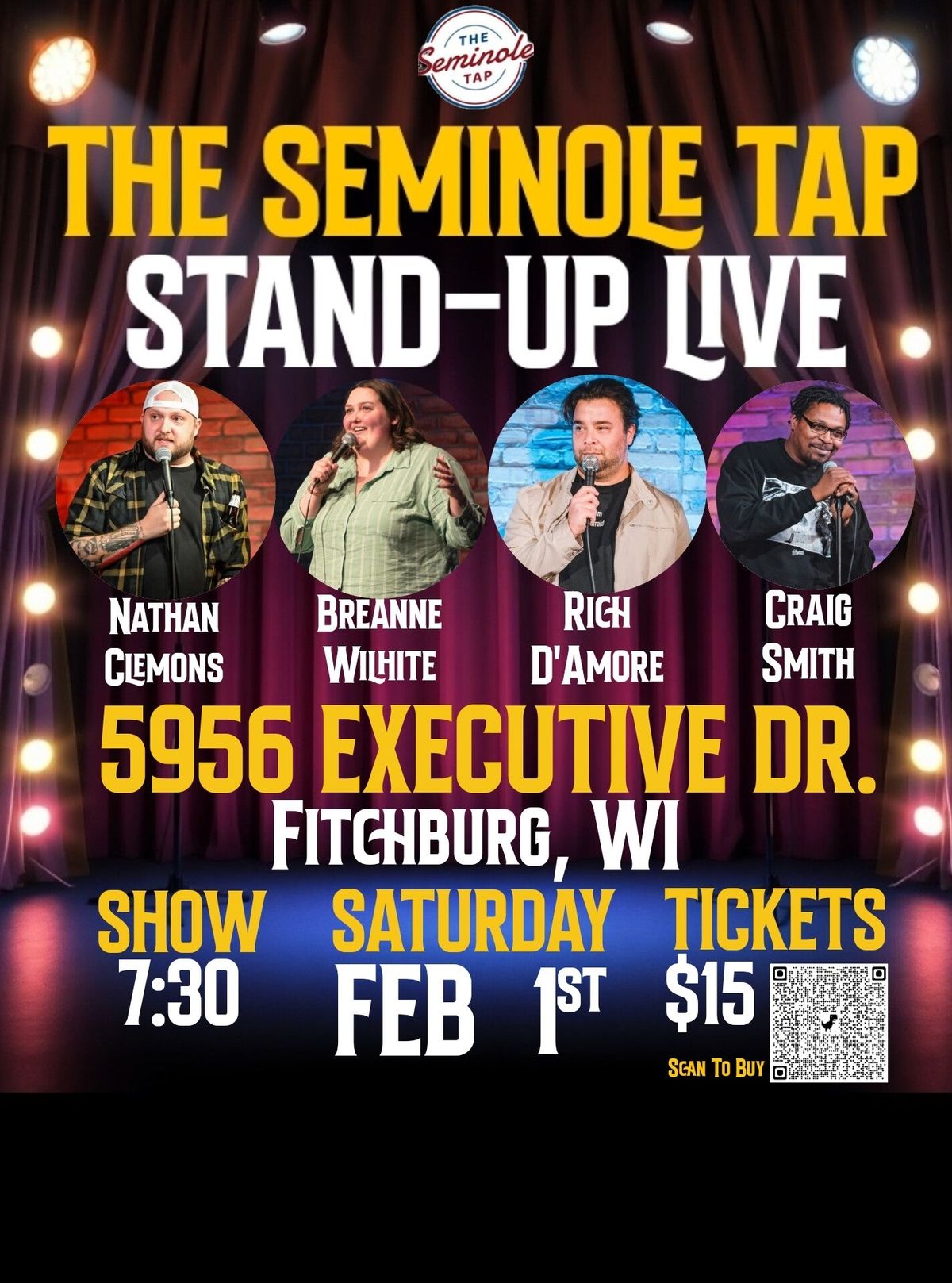 The Seminole Tap Stand-Up Comedy Night