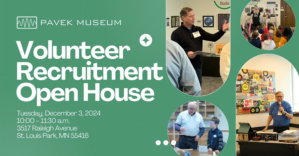 Volunteer Recruitment Open House