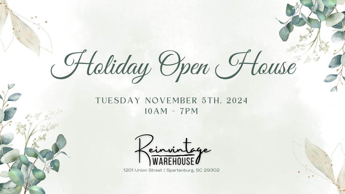 Holiday Open House at Reinvintage Warehouse