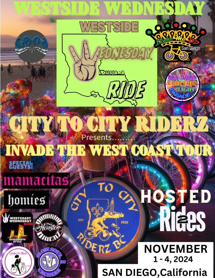 Westside Wednesday city to city Riderz San Diego 