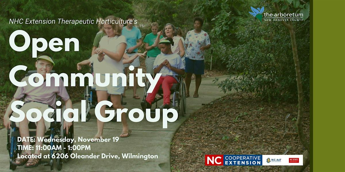 November's Open Community Social Group