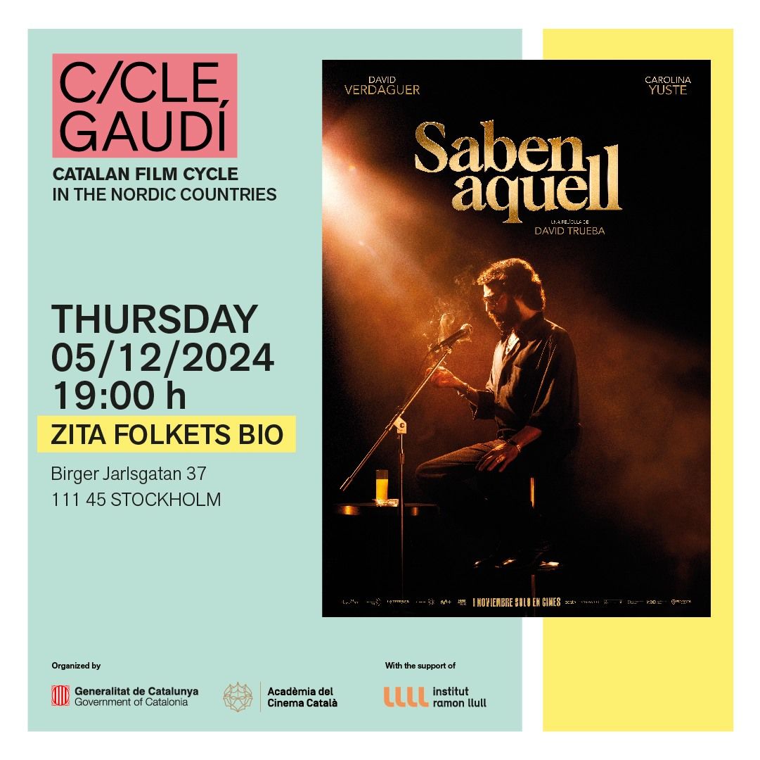 Catalan film cycle in Stockholm - "Saben Aquell"