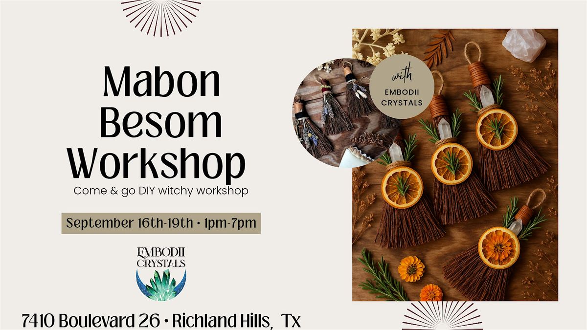 Mabon Besom Making Workshop