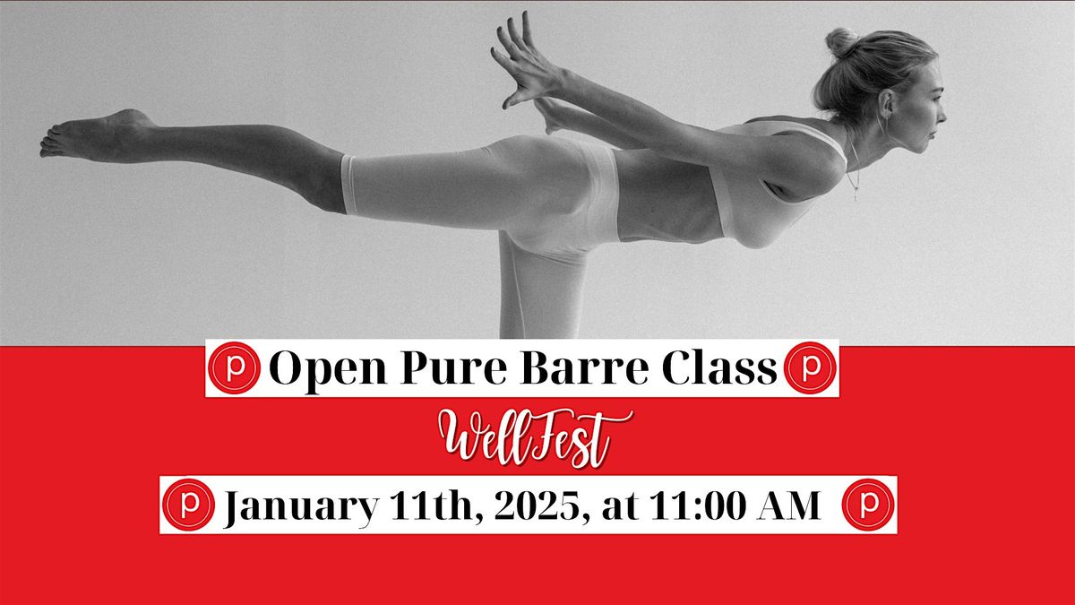 WellFest Kickoff: Open Pure Barre