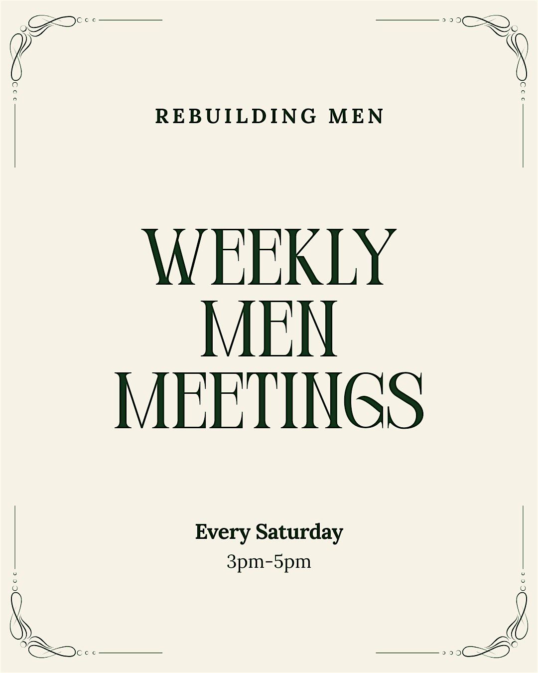 Men Group Meetings