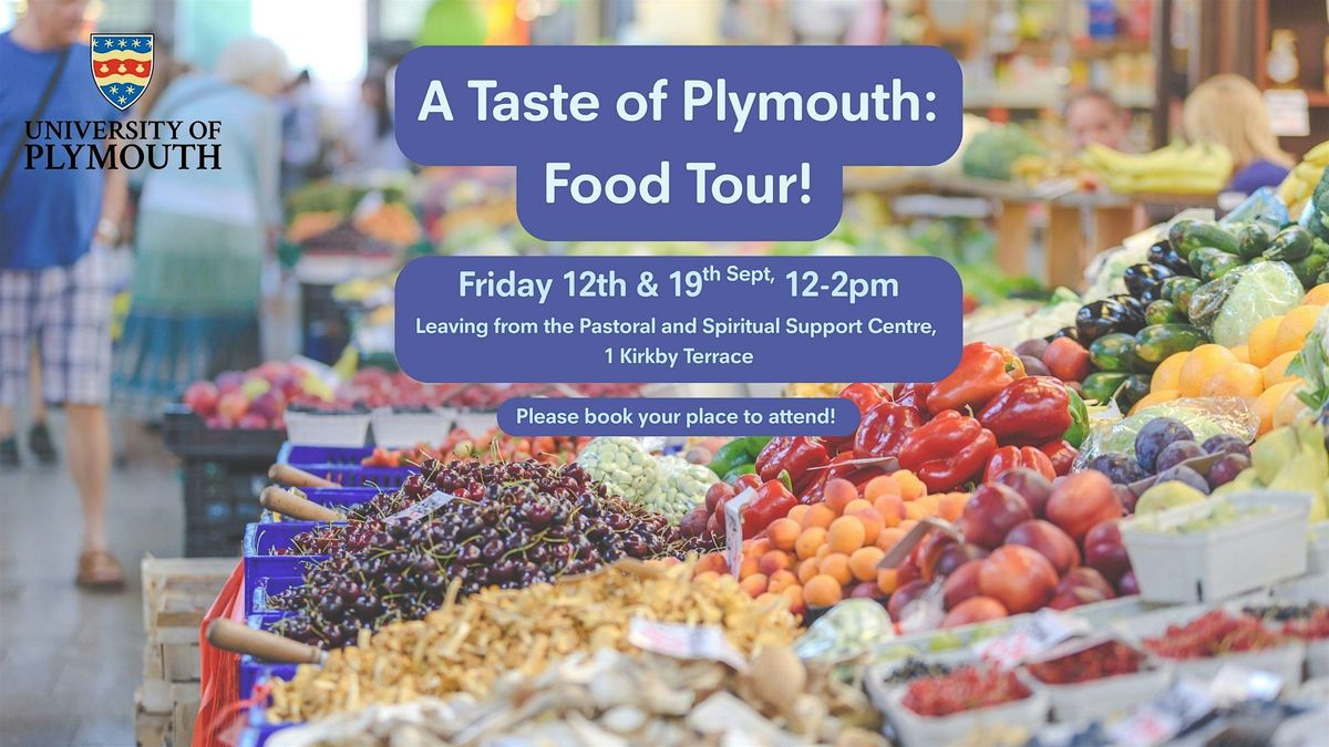 Taste of Plymouth: Market Food Tour!