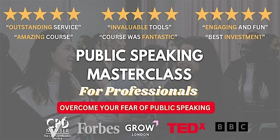 TEDx Public Speaking Masterclass for Professionals In Milton Keynes