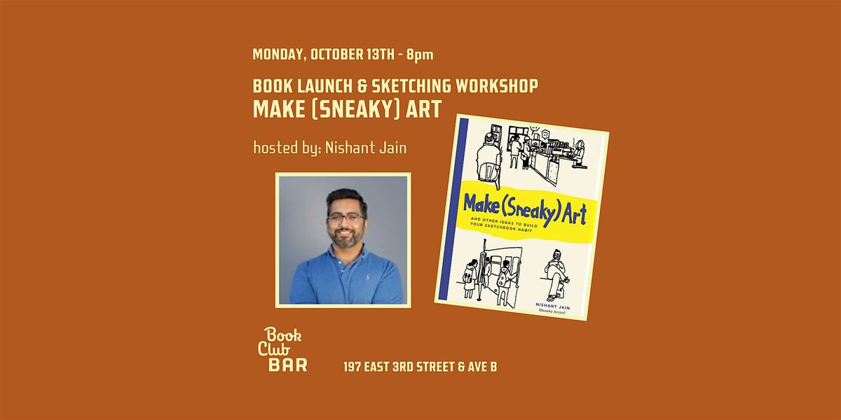 "Make (Sneaky) Art" - Book Launch & Interactive Sketch Workshop