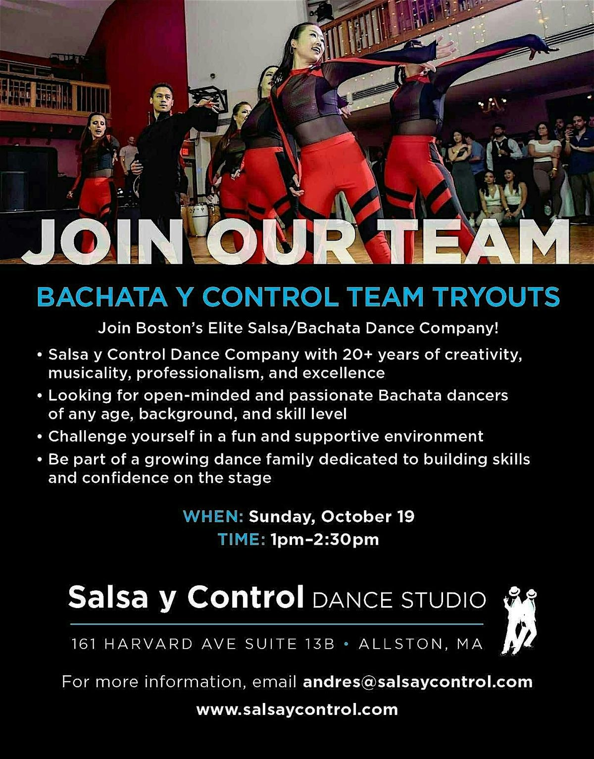Bachata Performance Dance Team Try-Outs