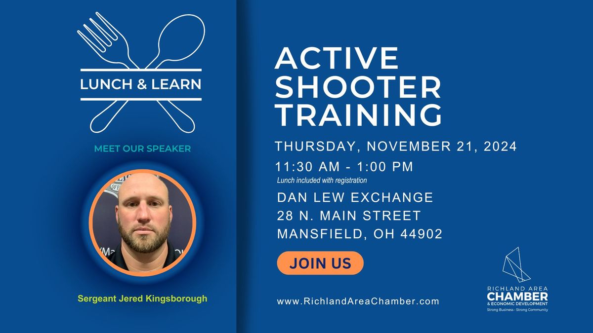 Lunch & Learn: Active Shooter Training