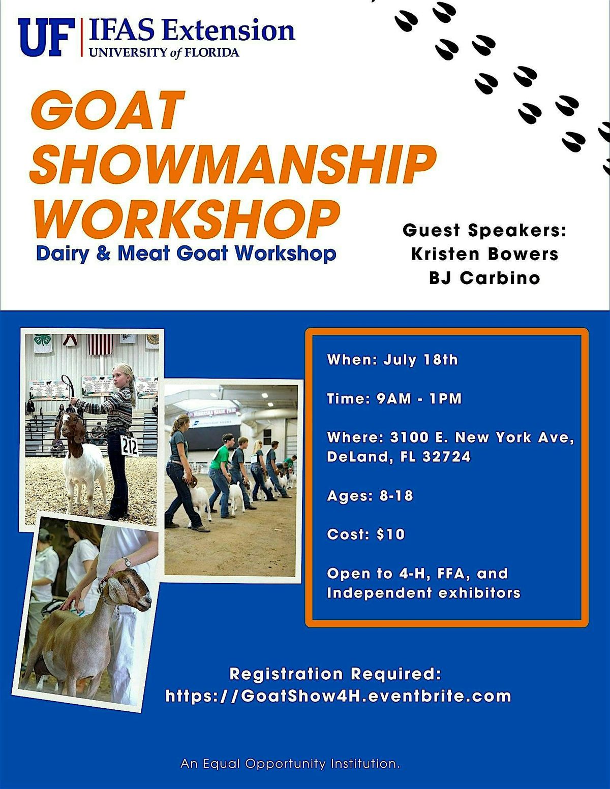 Goat Showmanship Workshop