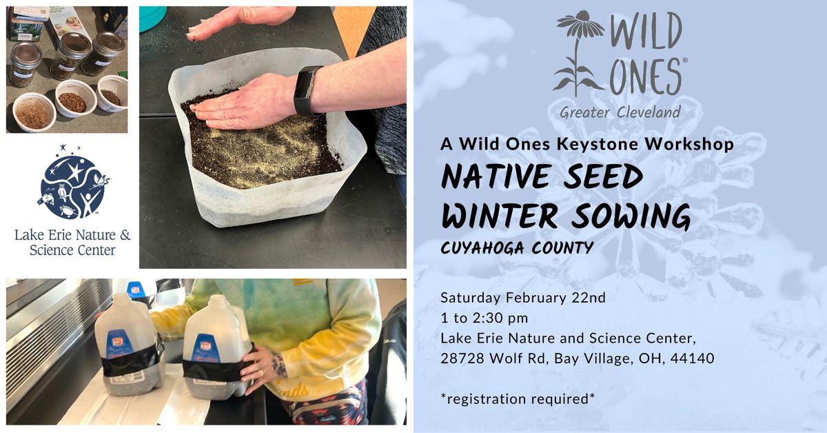 Native Seed Winter Sowing Workshop (Cuyahoga)