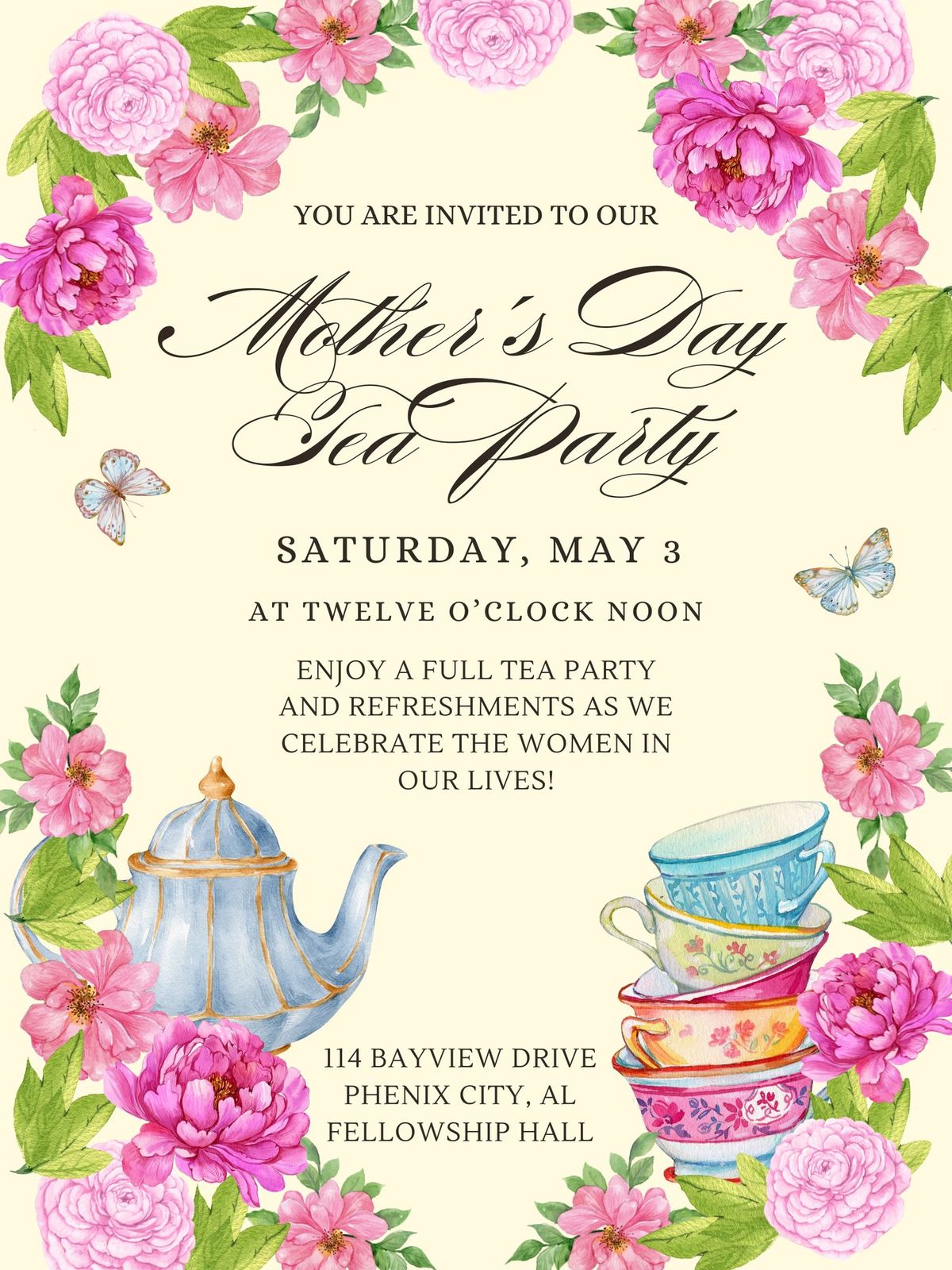 Mother's Day Tea Party 