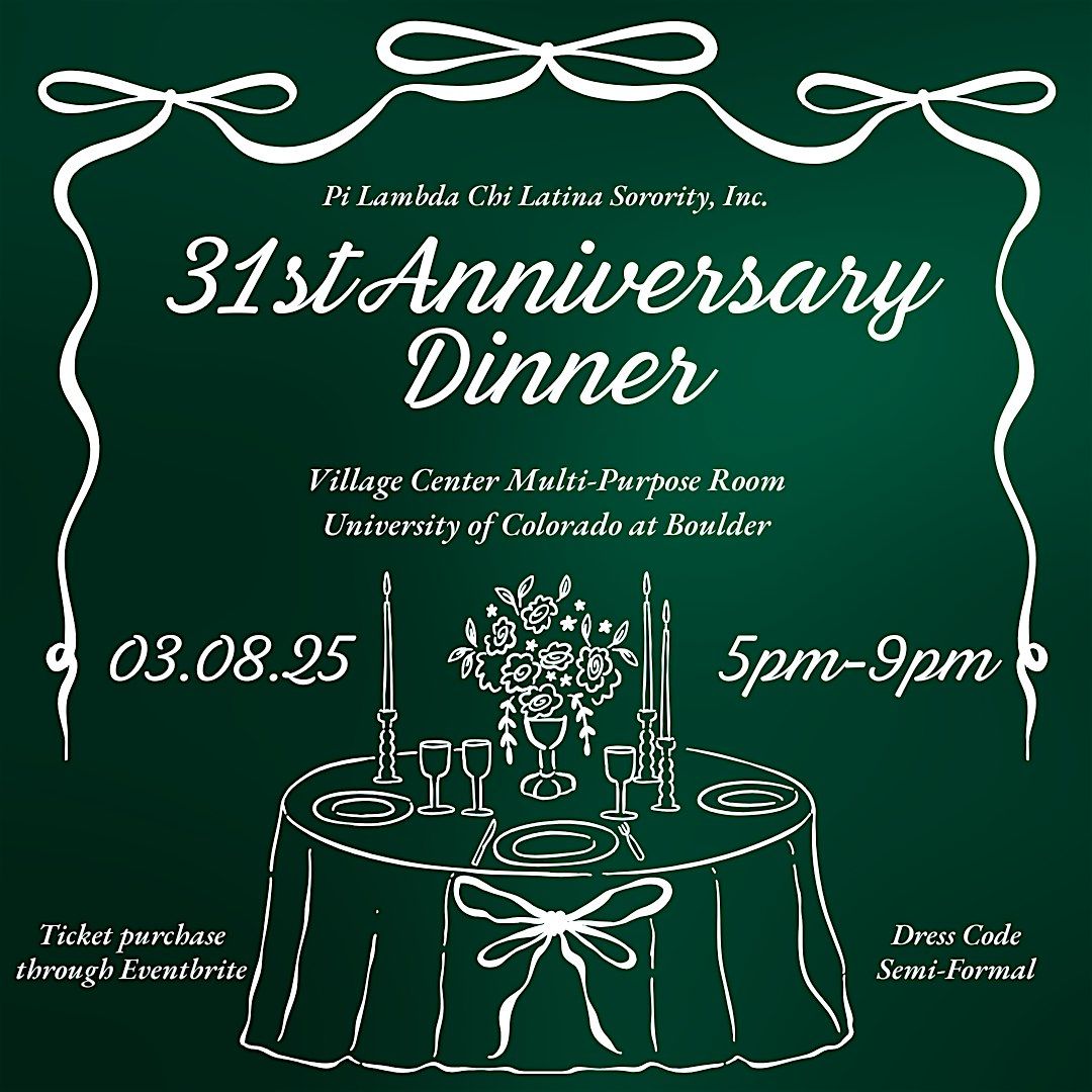 Pi Lambda Chi Latina Sorority, Inc. 31st Anniversary Celebration