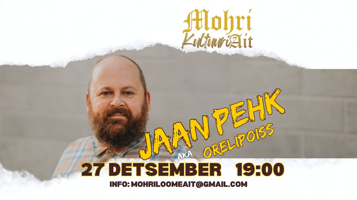 Jaan Pehk aka Orelipoiss soolokavaga "SEE ALLES J\u00c4\u00c4B..."