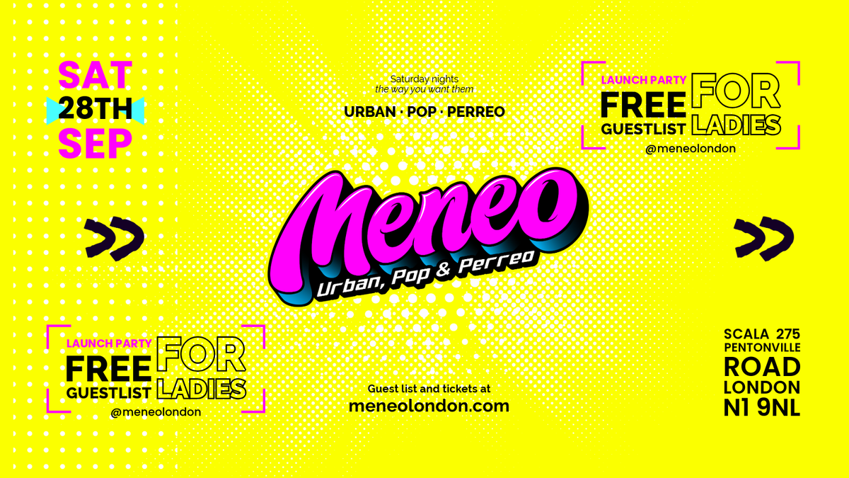 [MENEO] Urban, Pop, Perreo... and Karaoke! (Launch Party), Scala