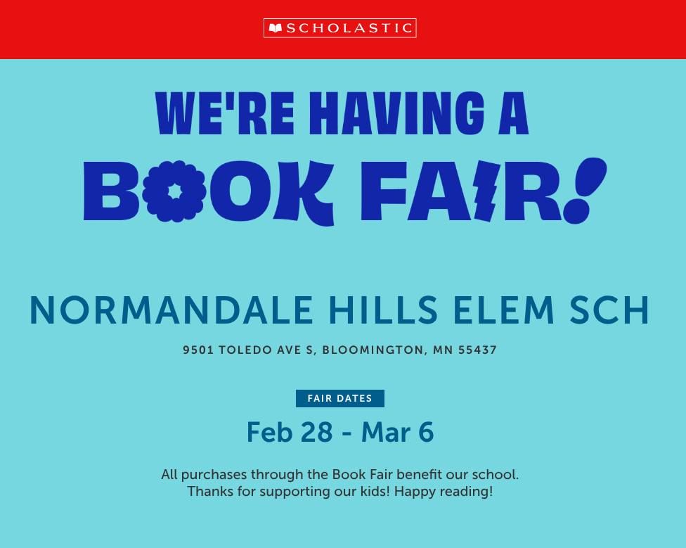 NH Spring 2025 Scholastic Bookfair