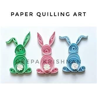 Virtual: Bunny Besties - Paper Quilling