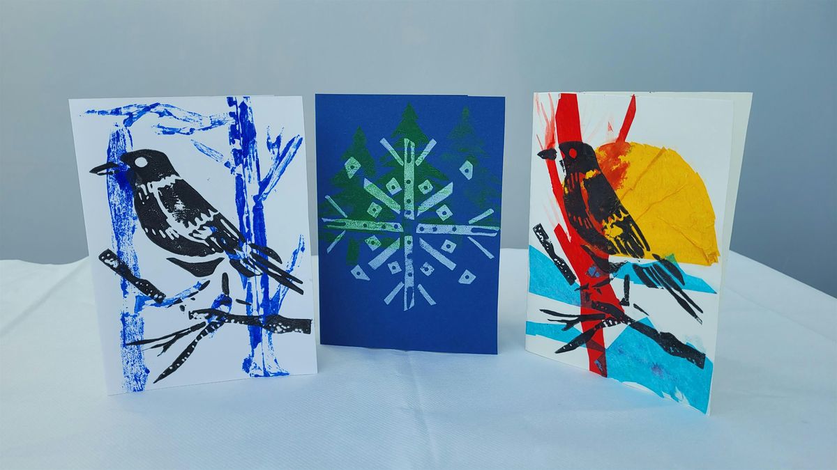 Hand Print Your Own Christmas Cards.