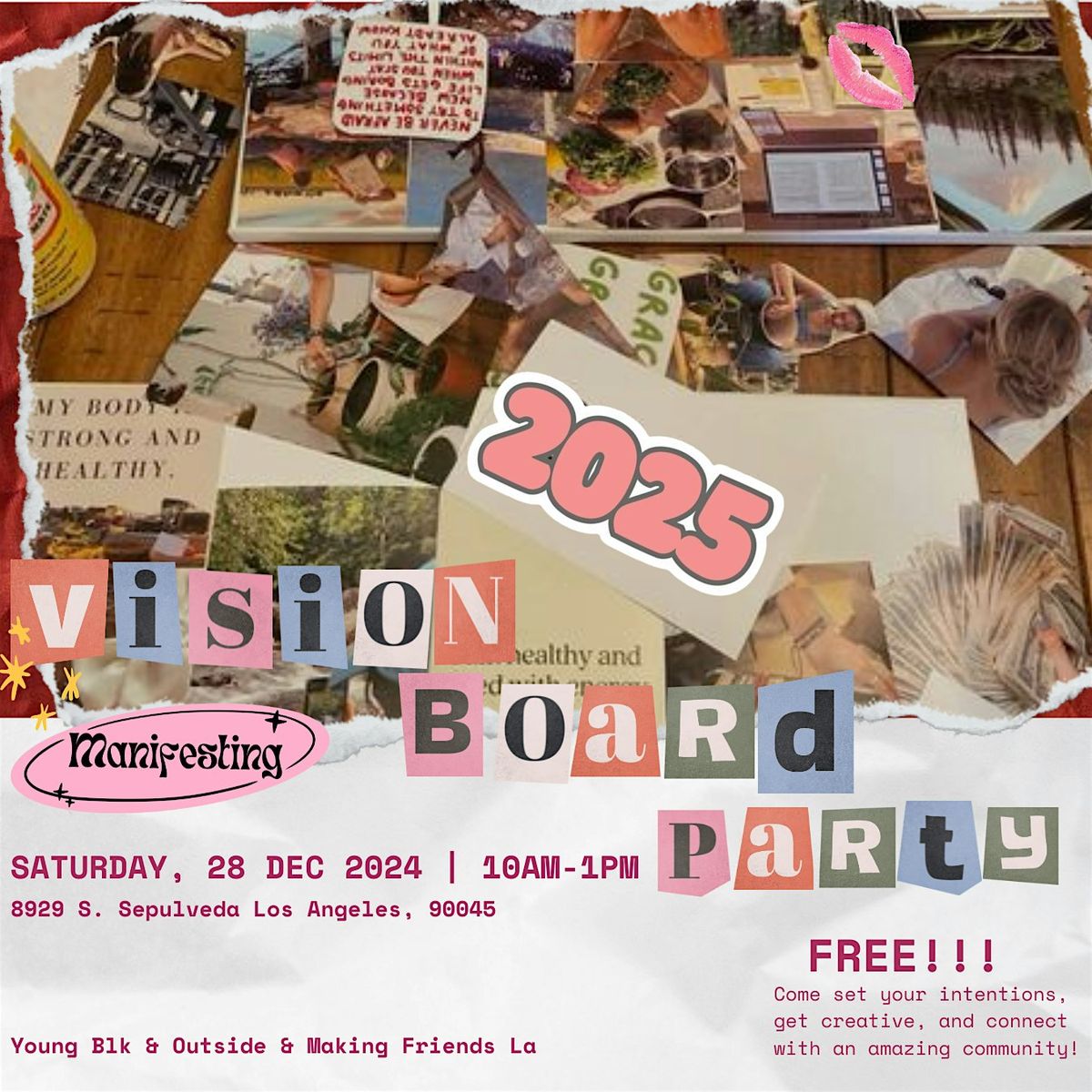 Vision Board Party - Manifest 2025