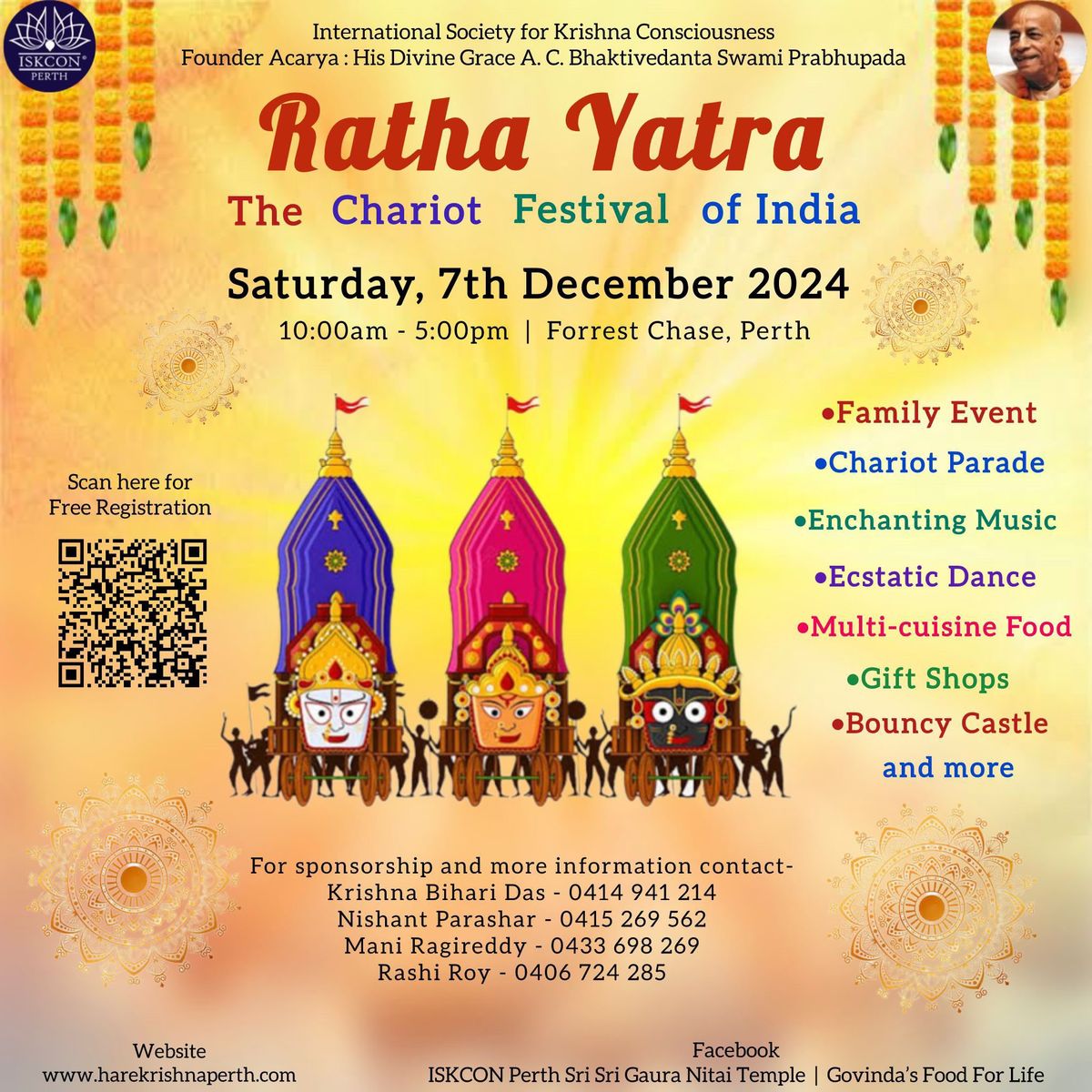 Chariot Festival of India - Rath Yatra 2024