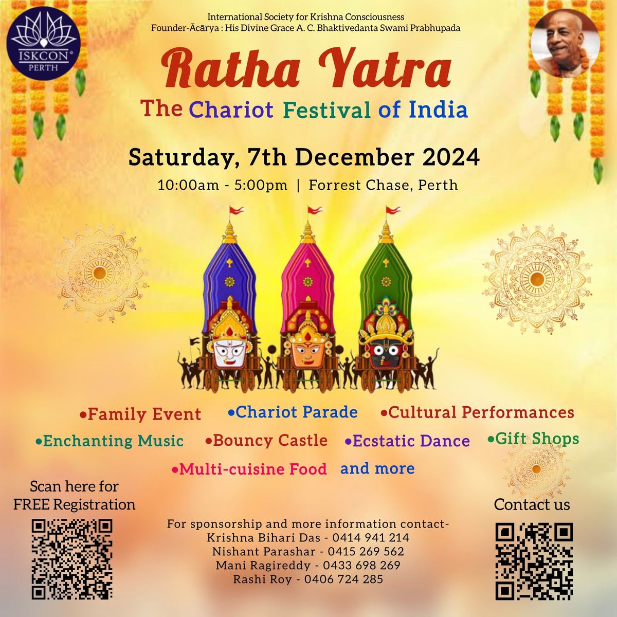 Chariot Festival of India - Rath Yatra 2024