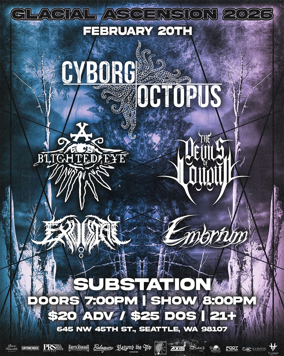 The Glacial Ascension Tour w\/Cyborg Octopus