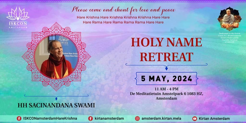 Holy Name Retreat with Sacinandana Swami 